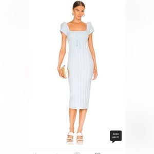 Beautiful baby blue dress, size xs , used only once, dry cleaned